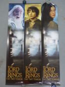 A collection of film posters to include Lord of the Rings, Finding Neverland,
