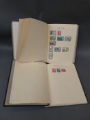 Two Senator stamp albums of Commonwealth stamps