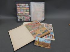 Three stockbooks mainly West Indies, Gilbraltar,