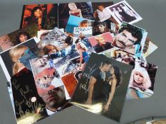Cult TV related signed photographs / autographs including Nancy Cartwright, Tom Selleck,