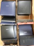 A large quantity of empty photograph albums