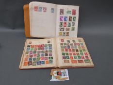 Two albums of world stamps,