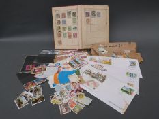 A Lincoln album of early all world stamps including a GB 3 margin 2d Blue,