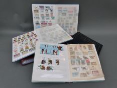 Thematic collections of world stamps and covers in seven stockbooks covering trains, aeroplanes,