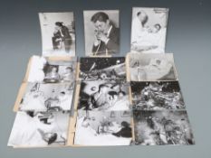 Twelve original press release photos of the Munich Air Disaster showing many of the Manchester