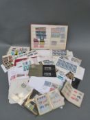 A quantity of early QEII mint multiples including castles and sundry stockbooks,