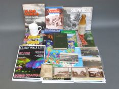 A collection of Cornwall and Isles of Scilly related ephemera to include books,