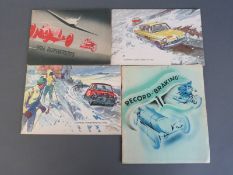 Motoring related advertising booklets including Ferodo 'Record-Breaking' 1938,