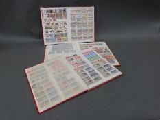 Three stockbooks of Commonwealth stamps.