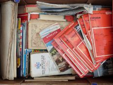 A collection of Ordnance Survey maps to include cloth/linen backed examples,