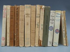 Miscellany French books including Napoleon, Churchill, Lord Baden Powell, Dumas, Zoologie, Scouting,