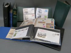 A quantity of themic cover albums including railways, Scouting, Hummel figures,