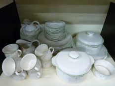 Royal Doulton Caprice dinner and tea ware including tureens,