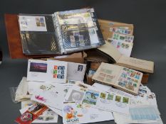 A collection of mint Greenland stamps and covers, a box file of G.