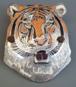 Leyland Tiger enamel badge,