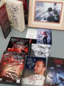 Robert England signed book,