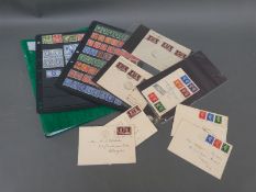 GB King George VI stamps in a ring binder comprising 1937 standard issues and Coronation covers,