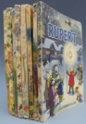 Rupert Annuals for 1946, 1947, 1948, 1950, 1951, 1952 & 1953,