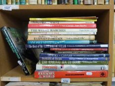 A quantity of railway interest books to include railway art,