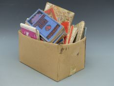 A collection of various road maps to include Bartholomews linen examples, Vale of Severn, Dartmoor,