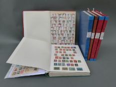 Six stockbooks of world stamps all periods