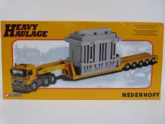 Corgi Heavy Haulage diecast model 1:50 scale Nederhoff & MAN 6x4 Low Loader with Generator CC12003,