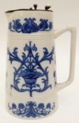 A Macintyre Florian ware jug in the Moorcroft style,