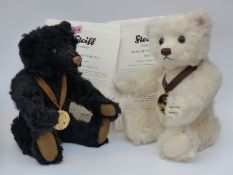 Steiff Teddy Bear of the Year 2014 with black mohair, 31cm,