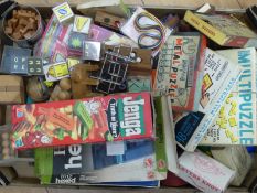 A collection of mainly wooden puzzle games and mindbenders,