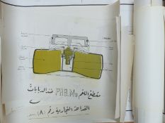 Two RPG7 instructional posters together with an AKM poster and five machine gun posters