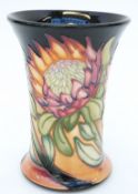 Moorcroft vase of trumpet form in Protea pattern, 15.