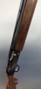 Mossberg model 9200 semi-automatic shotgun with chequered grip and forend, engraved lock,
