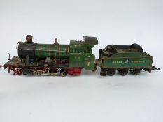 LGB G or 45mm gauge 2-6-0 tender locomotive in GWR livery