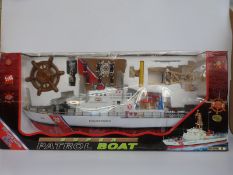 Ming Xing remote controlled 1:48 Scale Super Patrol Boat, No 328A,