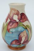 Moorcroft vase of tapered form marked to base Trial, 13-3-06,