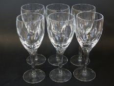 Six Waterford John Rocha Imprint wine glasses,