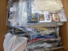 A complete run of Endeavour model magazine with parts to build a scale model of Captain Cook's