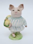 Beswick Beatrix Potter figure Little Pig Robinson with gold oval BP2 backstamp