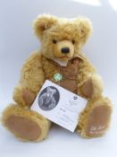 Hermann Big Brother Teddy bear with brown mohair and jointed limbs, limited edition 60/495,