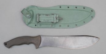 Kershaw steel bladed knife with sheath,