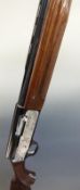 Luigi Franchi Hunter 12 bore semi-automatic shotgun with engraved scenes of hunters in a boat and