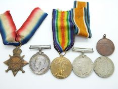 WWI medal trio named to 975 Pte. W.J.T.