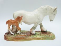 Royal Doulton horse and foal Pride of the Shires HN 2523,
