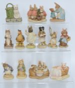 Thirteen Border Fine Arts Beatrix Potter figures in boxes