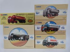 Five Corgi Classics and Commercials diecast model tankers and lorries comrprising Tate & Lyle Set