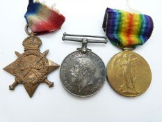 WWI medal trio named to 18888 Pte W.J.