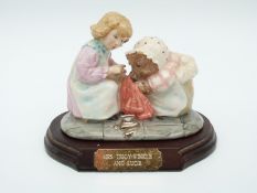 Beswick Beatrix Potter tableau Mrs Tiggy-Winkle and Lucie limited edition no 1150 in original box