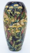 Moorcroft vase of waisted baluster form in Tansy pattern, 18.