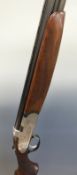 Beretta S57EL 20 bore over and under ejector shotgun with scrolling engraving to the sidelock