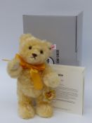 Steiff Teddy Bear Eliza the Spring Swarovski Bear with yellow mohair,